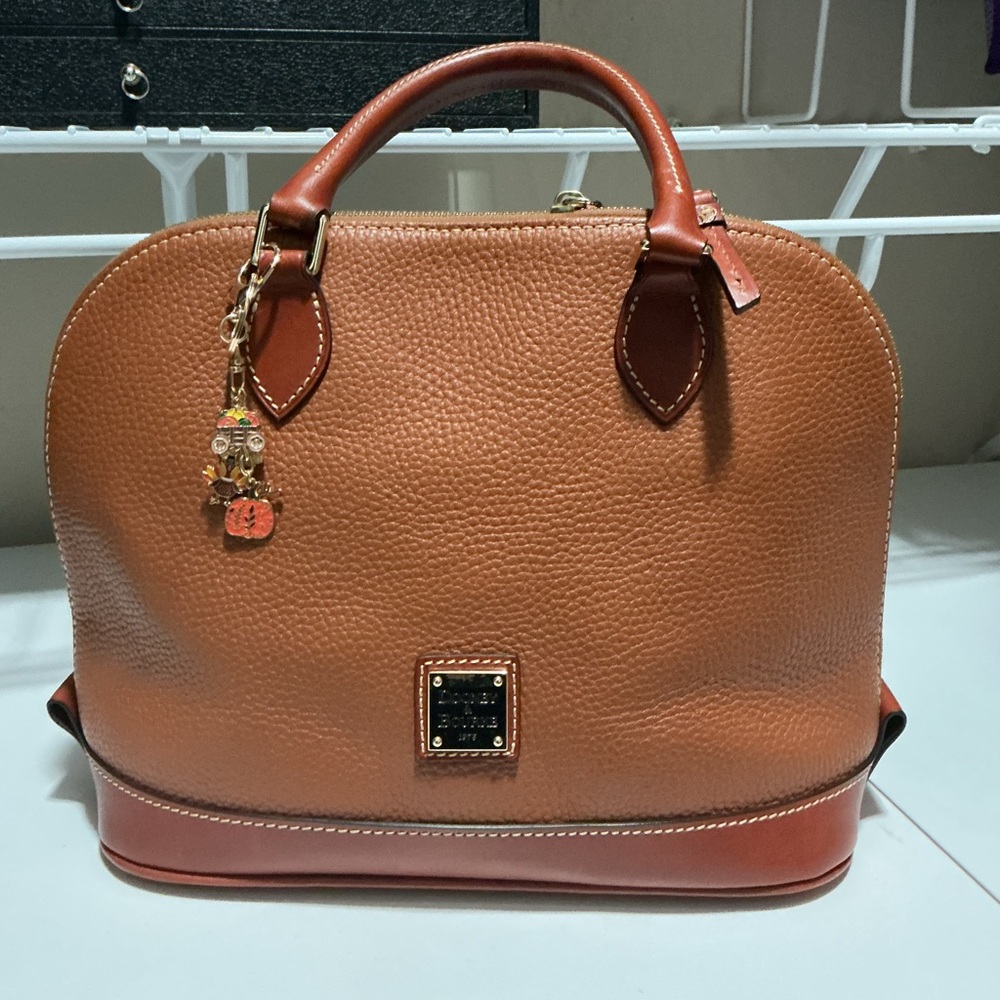 Dooney & Bourke Caramel Brown Satchel